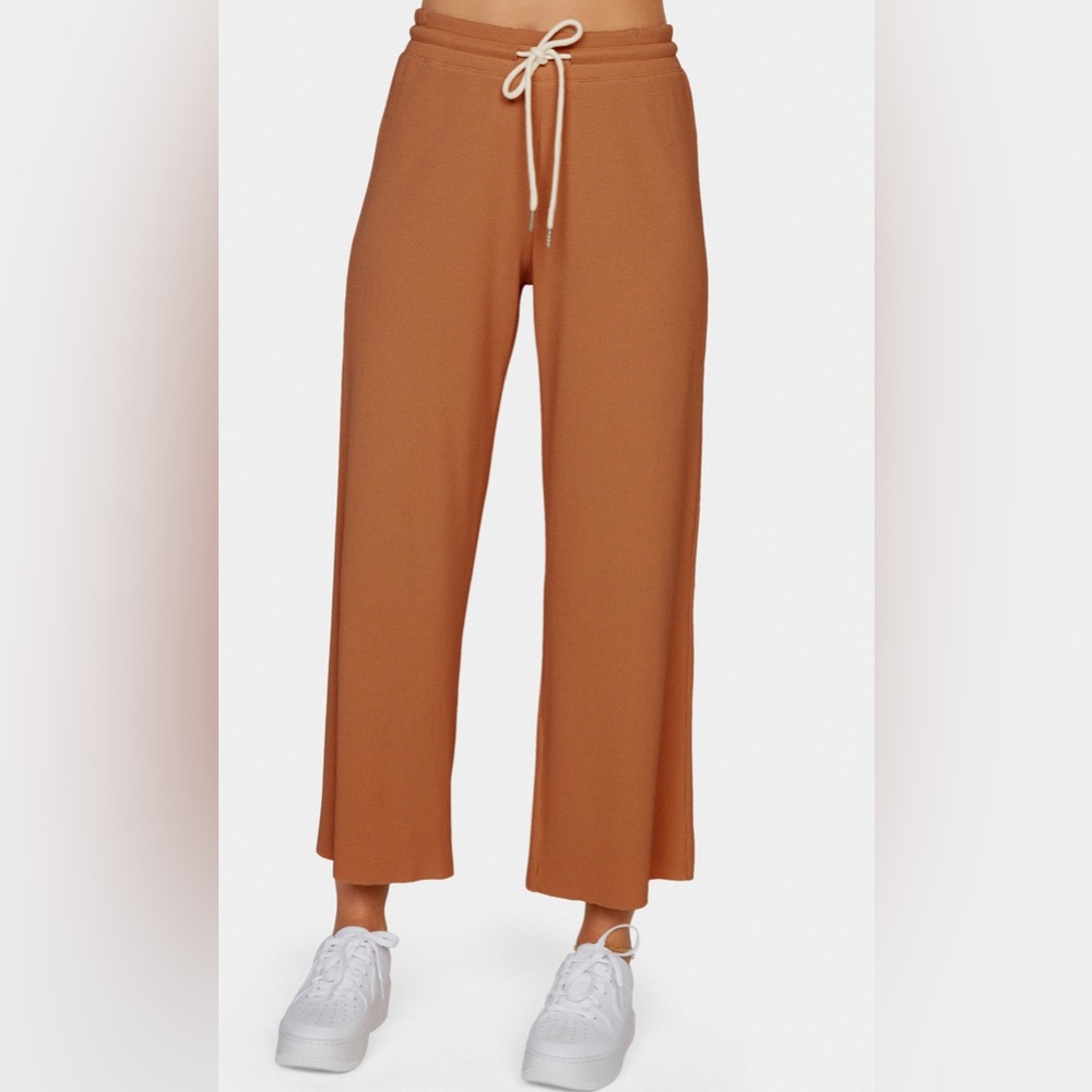 NWT MATE Organic Thermal Wide Leg Pant Sedona XS